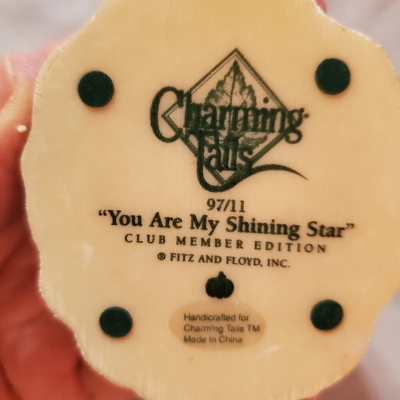 Fitz & Floyd Charming Tails "You Are My Shining Star." - Picture 4 of 5